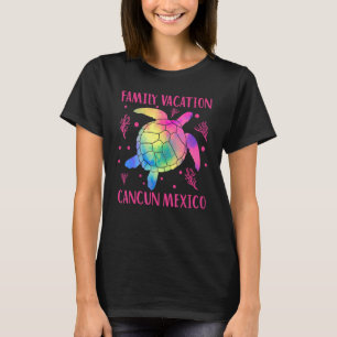 Cancun Mexico Vacation Sea Turtle Matching Family T-Shirt