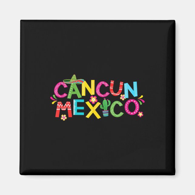 Cancun Mexiko 1 Magnet (Vorne)