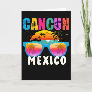 Cancun Mexiko 2025 Urlaub Strand passende Familie Karte