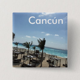 Cancún (Mexiko) - 2 Zoll  Button