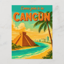 Cancún Mexiko Einladungskarte