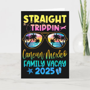 Cancun Mexiko Familienurlaub Urlaub 2025 Straight Karte