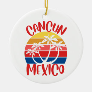 Cancun, Mexiko Keramik Ornament