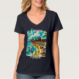 Cancun, Mexiko mit einem Pop Art Vibe T-Shirt