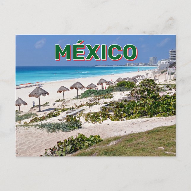 Cancún, Mexiko Postkarte (Vorderseite)