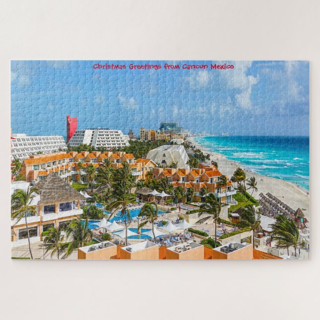 Cancun Mexiko. Puzzle (Horizontal)