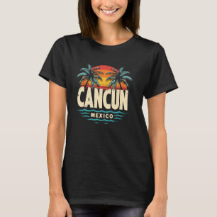 Cancun Mexiko Shirt Retro Strand Souvenir Cancun S