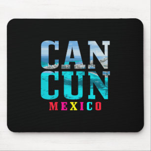 Cancun Mexiko Strand Sommerurlaub Souvenir  Mousepad