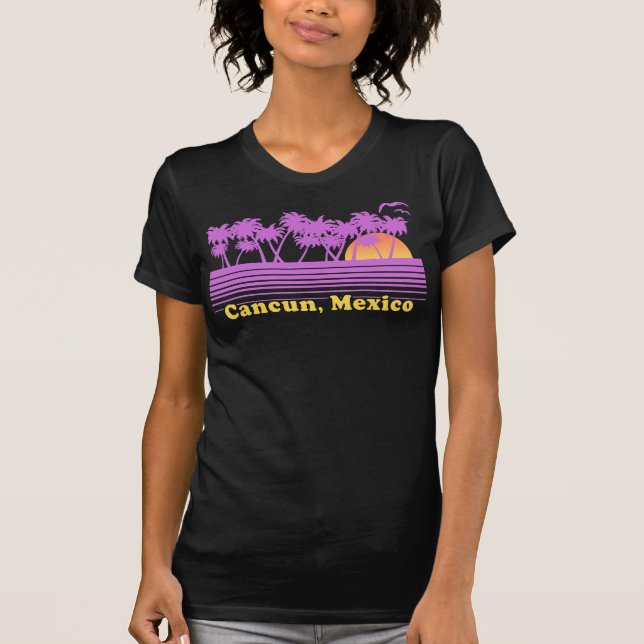 Cancun Mexiko T-Shirt (Vorderseite)