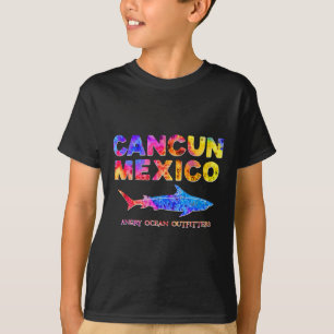 Cancun Mexiko T-Shirt Haifisch Angeln Tee