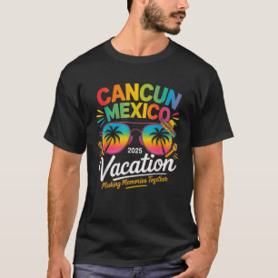 Cancun Mexiko Urlaub Strand 2025 Reise Gruppe Squa T-Shirt