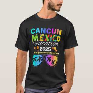 Cancun Mexiko Urlaub Strand 2025 Reise Gruppe Squa T-Shirt