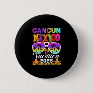 Cancun Mexiko Urlaub Strand 2026 Reise Gruppe Squa Button