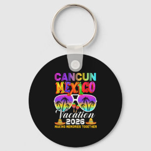 Cancun Mexiko Urlaub Strand 2026 Reise Gruppe Squa Schlüsselanhänger