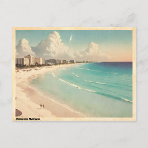 Cancun Mexiko Vintage Reise Postkarte