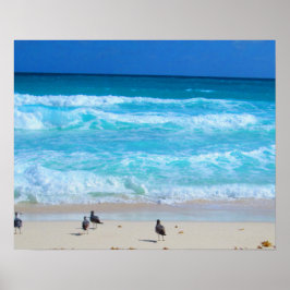 CANCUN OCEAN #2 POSTER