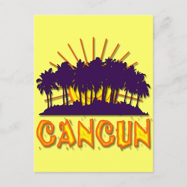 CANCUN POSTKARTE (Vorderseite)