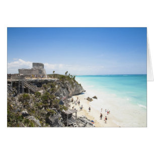 Cancun, Quintana Roo, Mexiko - Ruinen auf einem Hü