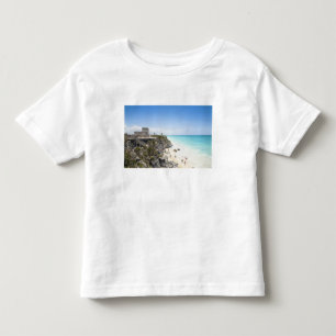 Cancun, Quintana Roo, Mexiko - Ruinen auf einem Hü Kleinkind T-shirt