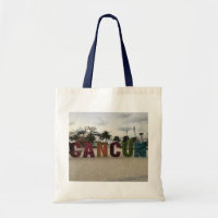 Cancun Sign - Playa Delfine, Mexico Tote Bag