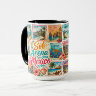 Cancun Sonne Sand Mexiko Schöne Strände Tropisch  Tasse