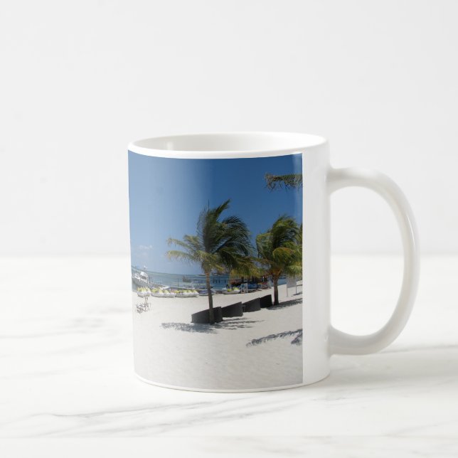 Cancun-Strand Kaffeetasse (Rechts)