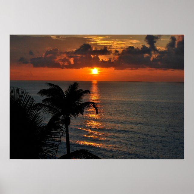 Cancun Sunset Poster (Vorne)