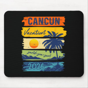 Cancun Urlaub 2026 Meer Sand Strand Sommer Reise R Mousepad