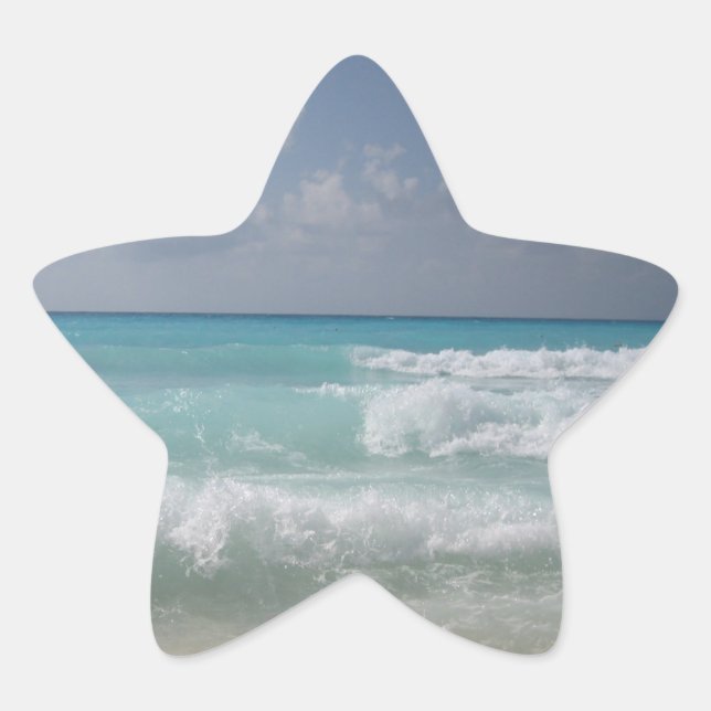 Cancun Waves Sticker (Vorderseite)