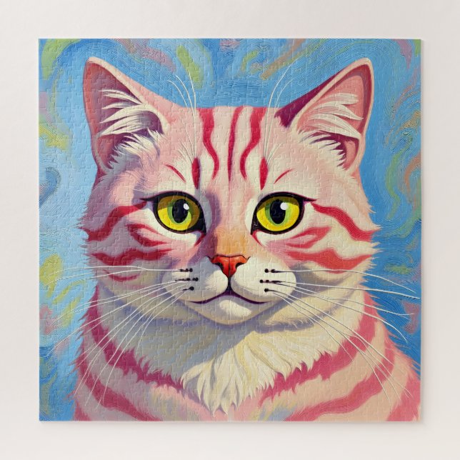 “Candice” A Cherry Striped Mystique – Cat Portrait (Vertikal)