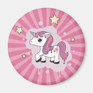 Candicorn, das Süßigkeits-Einhorn Magnet