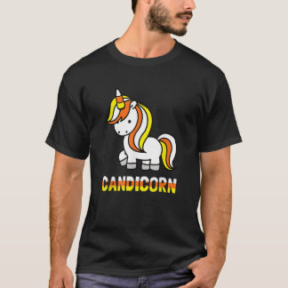 Candicorn Spaß Halloween Einhorn T-Shirt