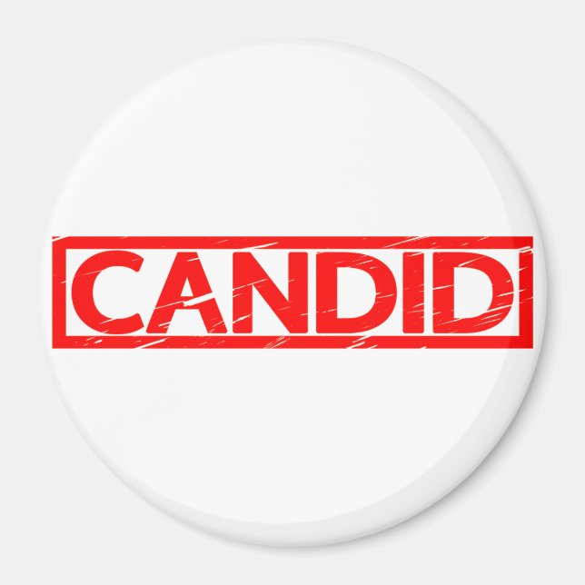 Candid-Briefmarke Magnet (Vorne)