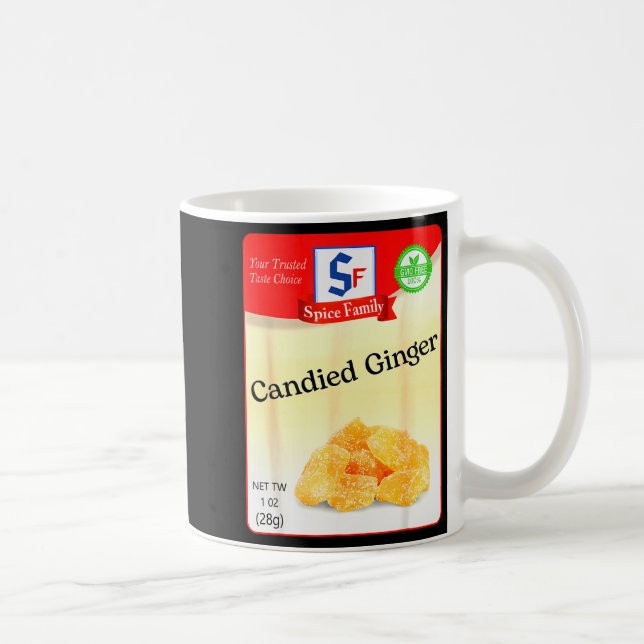 Candied Ginger Condiment Holiday Sce Group Costume Kaffeetasse (Rechts)