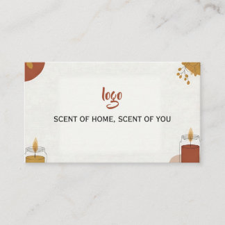 Candle Business Card Visitenkarte
