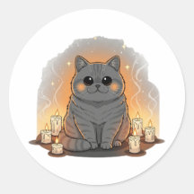 Candle Circle Brit - British Shorthair Halloween