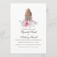Candle Lit Lantern - Hochzeit mit Blumenwasser