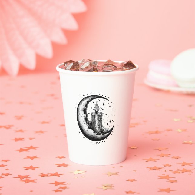 Candle Lit Moon Pappbecher (Insitu)
