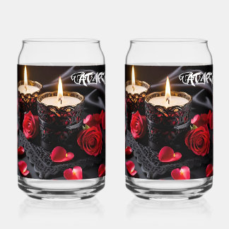 Candle-lit Romance Trinkbehälter Set Dosenglas
