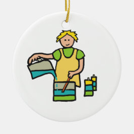 Candle Making Keramik Ornament