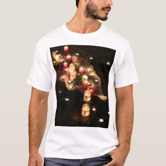 Candlelight Forest Herren T-Shirt – Anpassbar