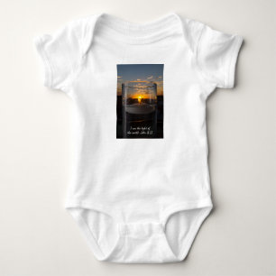 Candlelight Sunset Baby Strampler