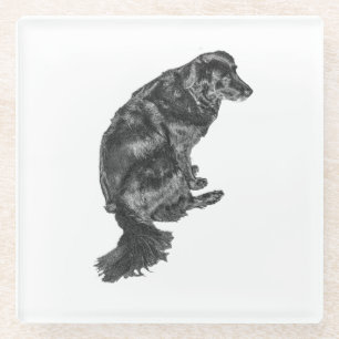 Candlelight Table Hush — Retriever Glasuntersetzer