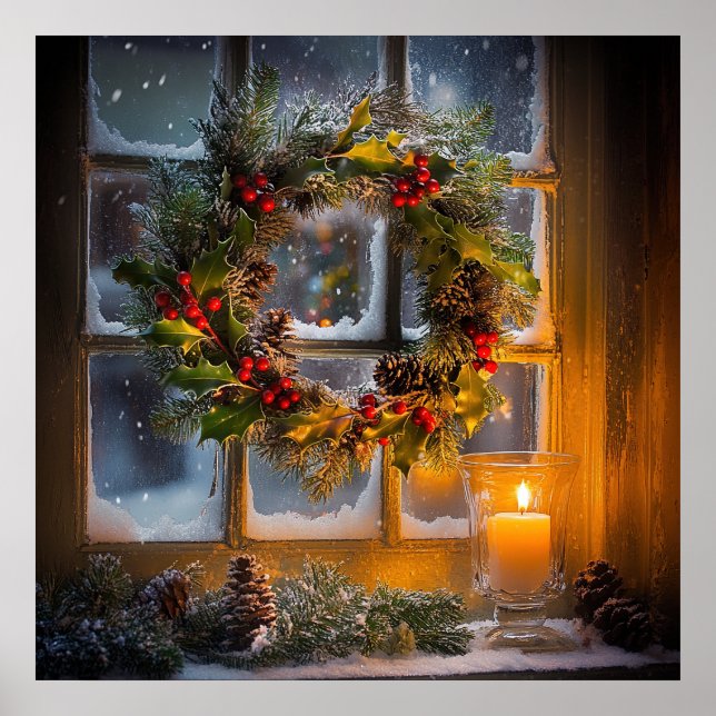 Candlelight Wreath Poster (Vorne)