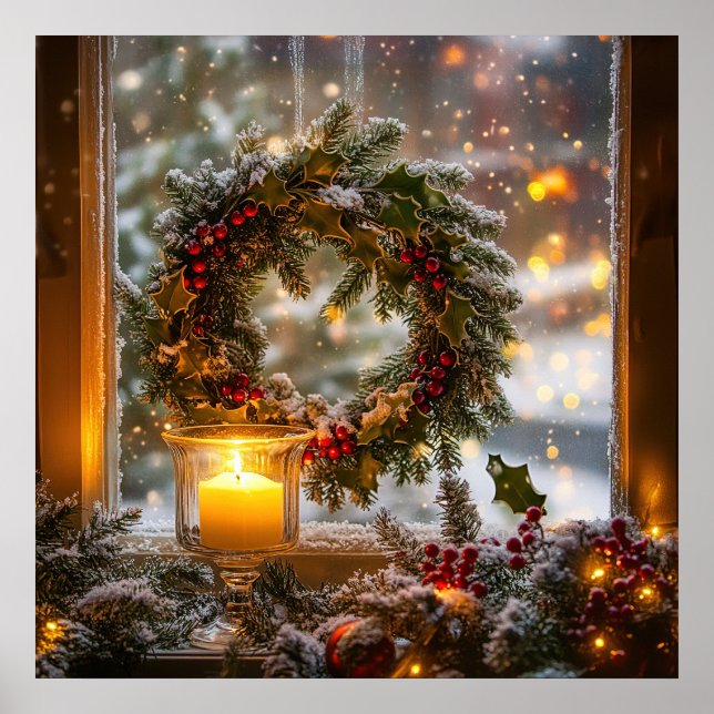 Candlelight Wreath Poster (Vorne)