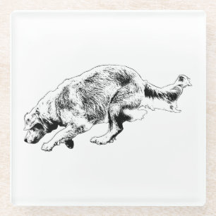 Candlelit Hallway Hallway Glasuntersetzer