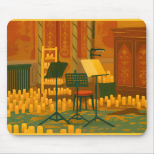Candlelit Prelude - Music Room, Brighton Pavillon Mousepad