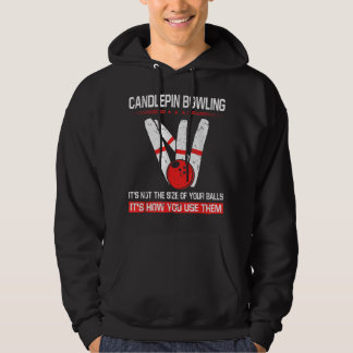 Candlepin Bowling Größe der Balls Funny New Englan Hoodie