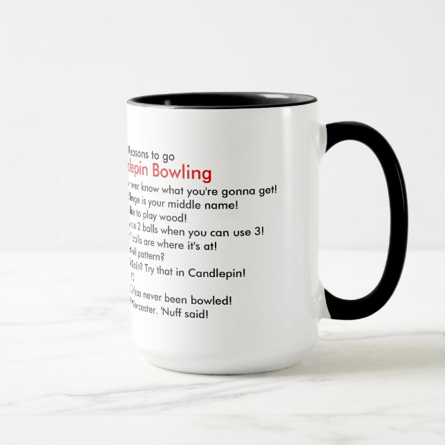 Candlepin Tasse - Gründe der Spitzen-10 (Rechts)
