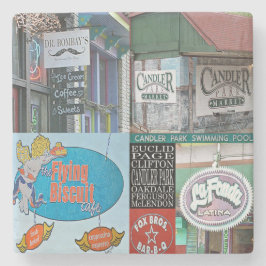 Candler Park, Atlanta-Marmor-Untersetzer Steinuntersetzer